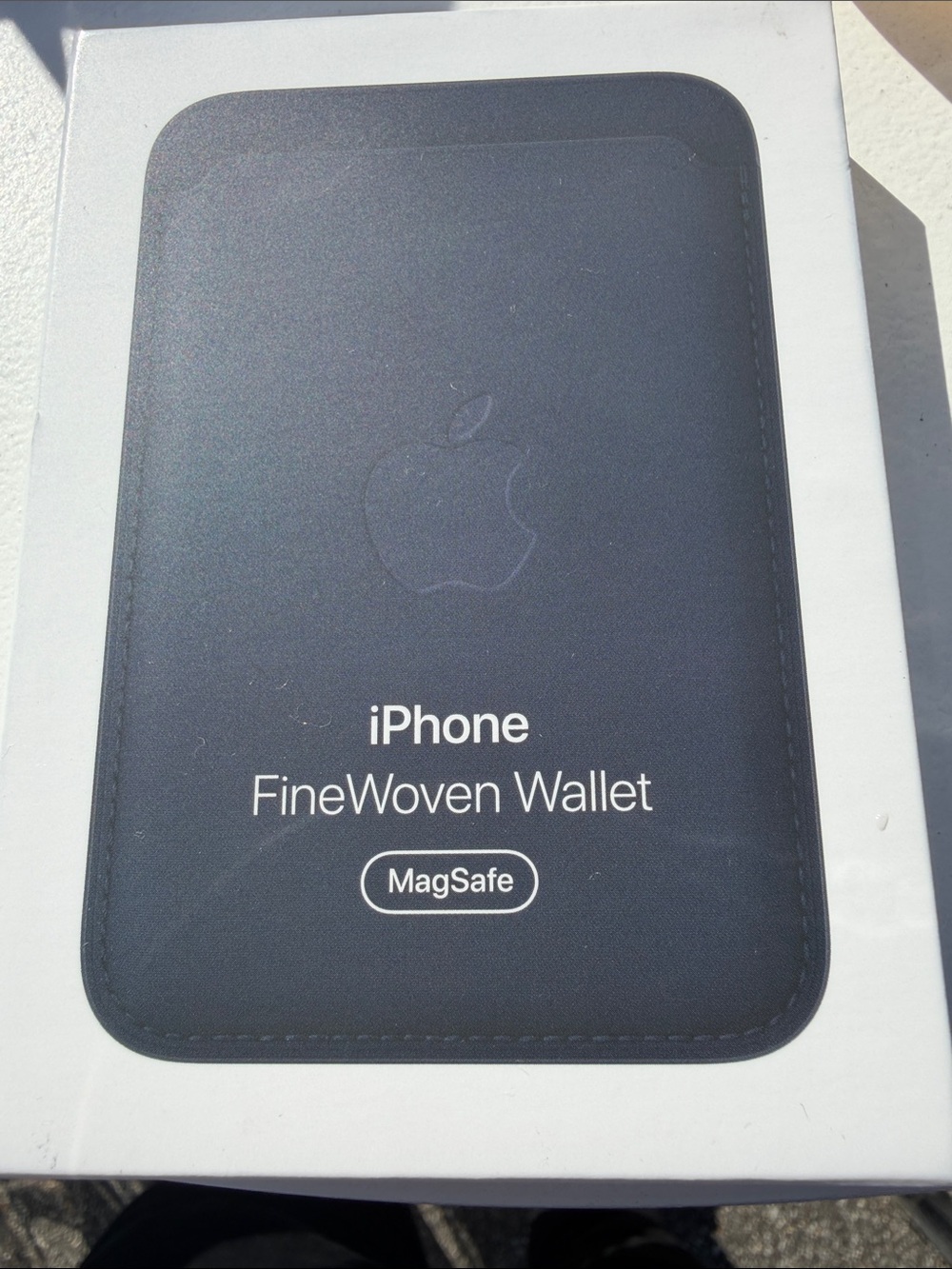 Apple FineWoven MagSafe Wallet - Deep Navy Black NWOT